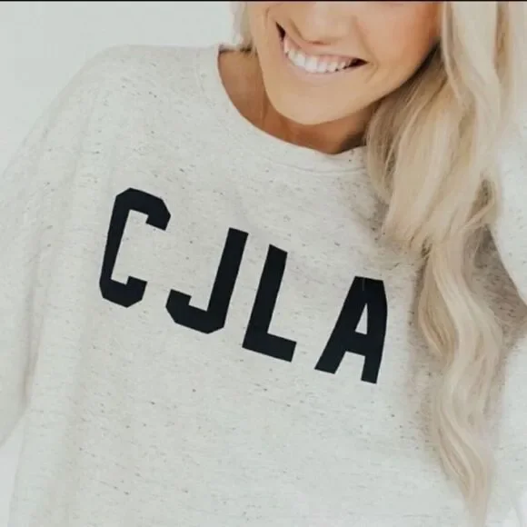 CJLA Heather Grey Pullover Sweatshirt Oversized
Size S - Picture 4 of 10